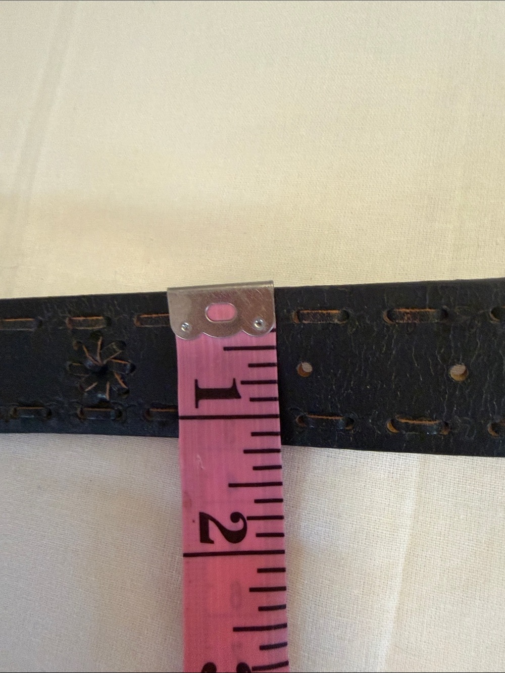 New Women’s Miss Me Black Leather Studded Women’s Belt size S - Picture 8 of 9